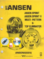 Ansen Automotive Engineering 1972 Wheel Catalog PDF File USB Flash Drive