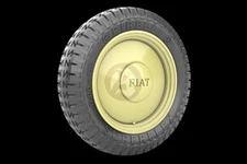 Panzer Art 1/35 Fiat 508 Italian Car Road Wheels Pirelli Cross Country RE35-735