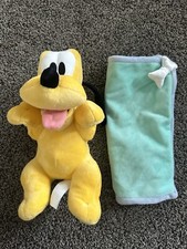 Disney Parks - Disney Babies Pluto Baby Plush with Blanket - Free Shipping