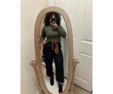 VTG High Rise Pants w Belt