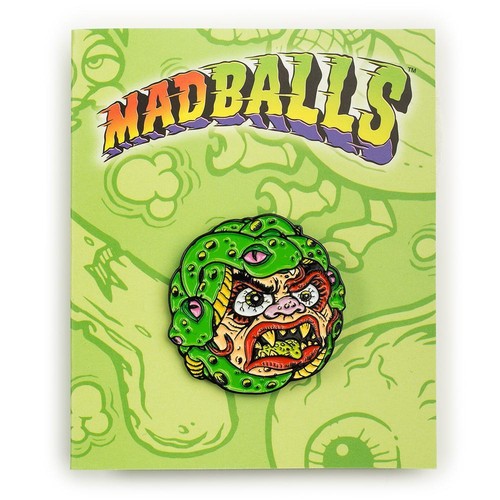 kidrobot Madballs Enamel Pin Series - Snake Bait - New - Picture 2 of 4