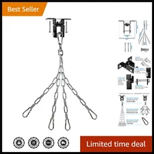 Easy-Install Heavy-Duty Punching Bag Hanger with Wood Beam Compatibility
