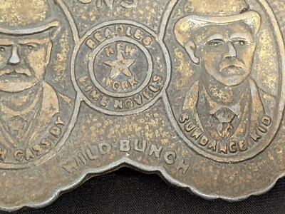 Vintage Pinkertons Gallery Wild Bunch Butch Cassidy Belt Buckle | eBay