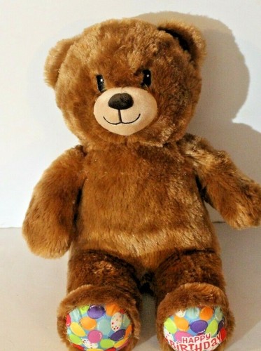 Build A Bear Happy Birthday Bear Brown 