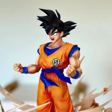 Action Figure Goku Super Sayan Dragon Ball Z Anime Realistico Big Size 30 Cm