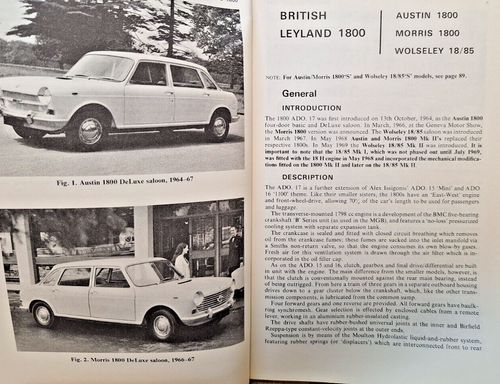 P.Olyslager Owner's Workshop Motor Book Manual 115 Austin 1800 Morris Wolseley - Picture 4 of 8