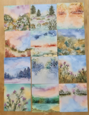 Stampin up 12 Blätter  Designpapier  Aufmerksam durch die Natur  15,2 x 15,2cm