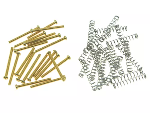 20-Pack USA Thread Humbucker Pickup Height Screws and Spring for USA Made Pickup