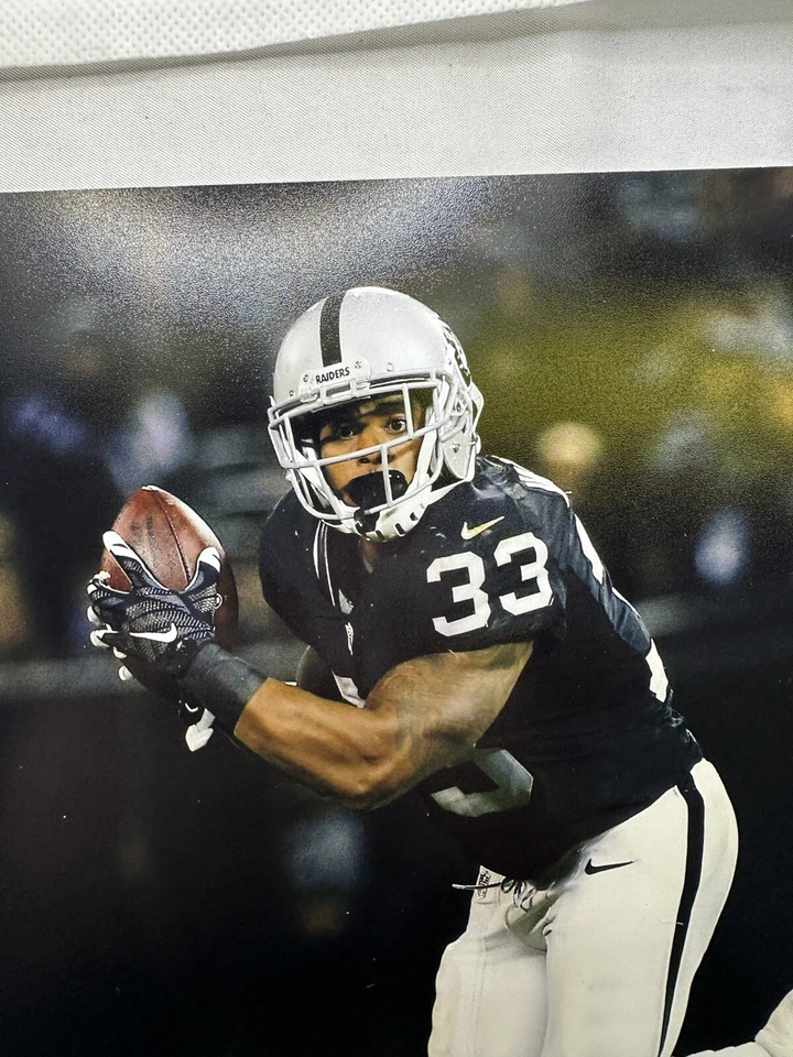 Foto autografiada firmada por DEANDRE WASHINGTON 8x10 Oakland Raiders 33 Foto 2 de 2