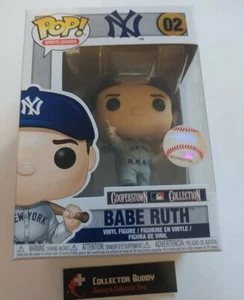 Funko Pop! Sports Legends 02 Babe Ruth MLB New York Yankees Cooperstown Pop