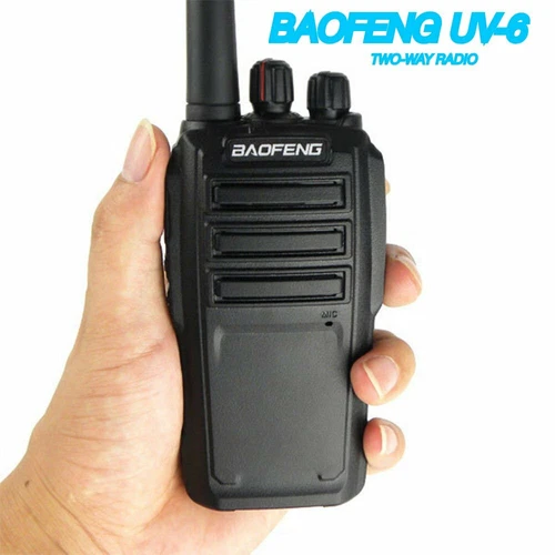 Walkie Talkie Baofeng UV-6 2000 mAh Largo Alcance UHF VHF Doble Banda Radio de Dos Vías - Imagen 1 de 10