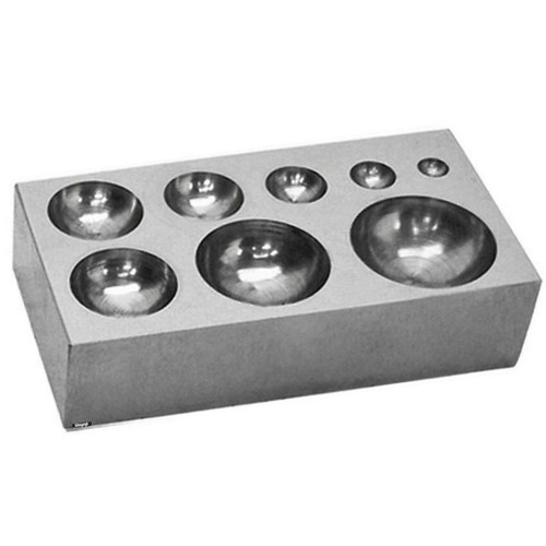 10 Piece Dapping Punch Set Forming Block & Punches Jewelry Making Forming Tool - Picture 6 of 6