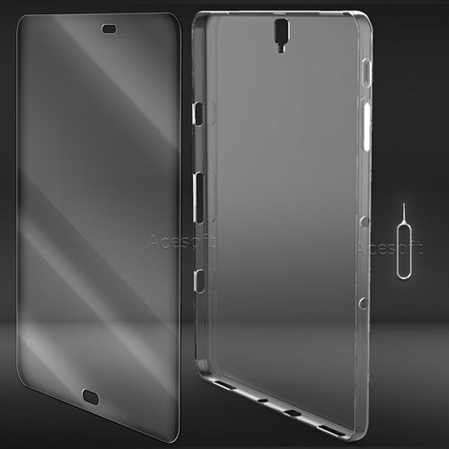 High Definition Screen Protector and TPU Case for Samsung Galaxy Tab S3 SM-T820N