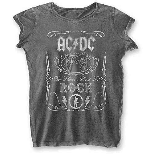 AC/DC Cannon for thoose About Rock Burnout - Maglietta da donna, colore ...