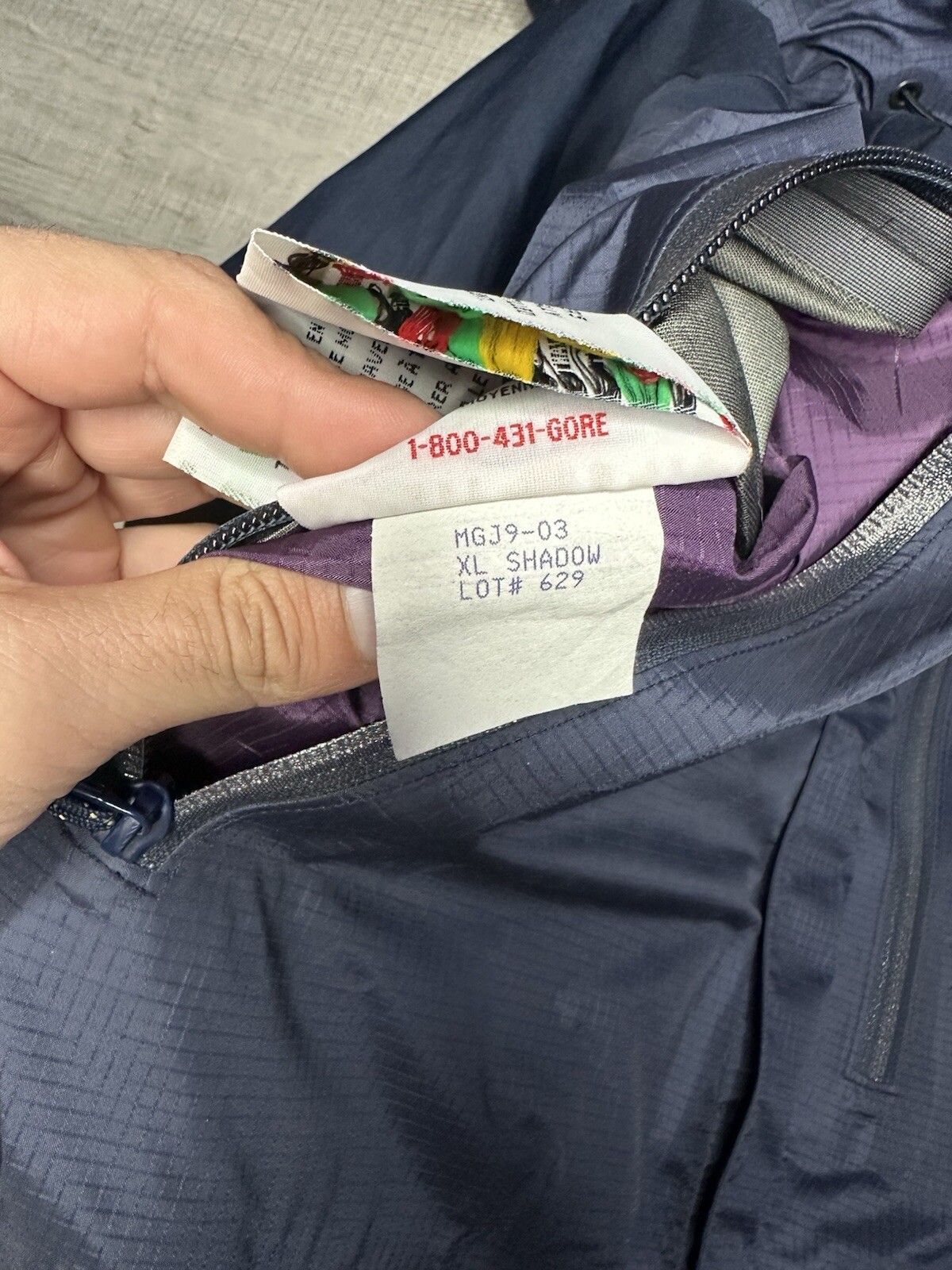 ARC'TERYX Giacca Arc’teryx 1a generazione anni 90 Shadow Theta LT Graal rara