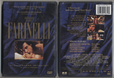 Farinelli - DVD - Brand New MINT & Sealed- 1995 Best Foreign Language Film Oscar