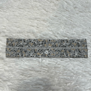 Lululemon Luxtreme Training Headband Sweatband Grey Silicone Non Slip Grip