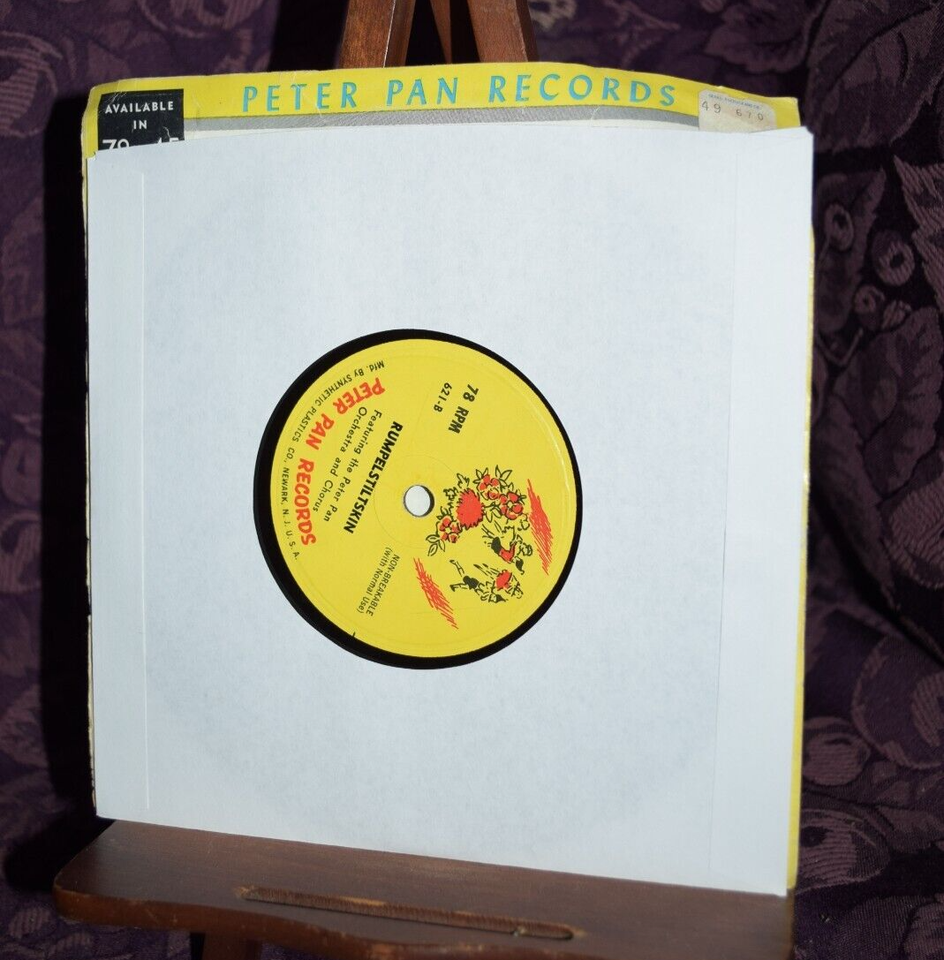 Rumpelstiltskin Peter Pan Records 621 78 RPM 1973 Vintage VG+ / VG+ eBay