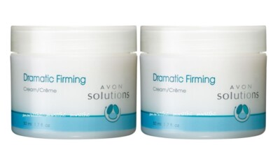 Lot of 2 - Avon Solutions DRAMATIC FIRMING Cream 1.7oz Fresh Short Supply!