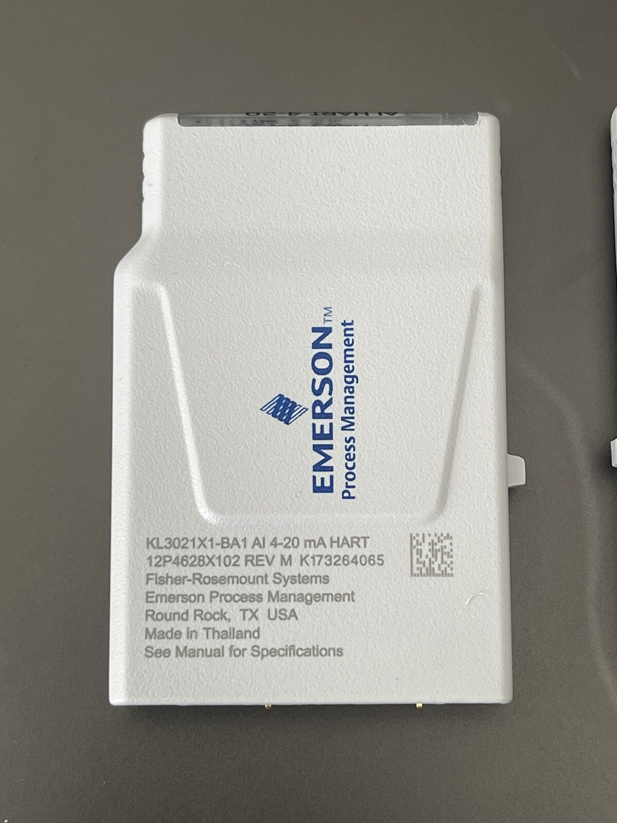 EMERSON DeltaV KL3021X1BA1 Analog 420mA HART CHARM SE4303T01 Rev M eBay