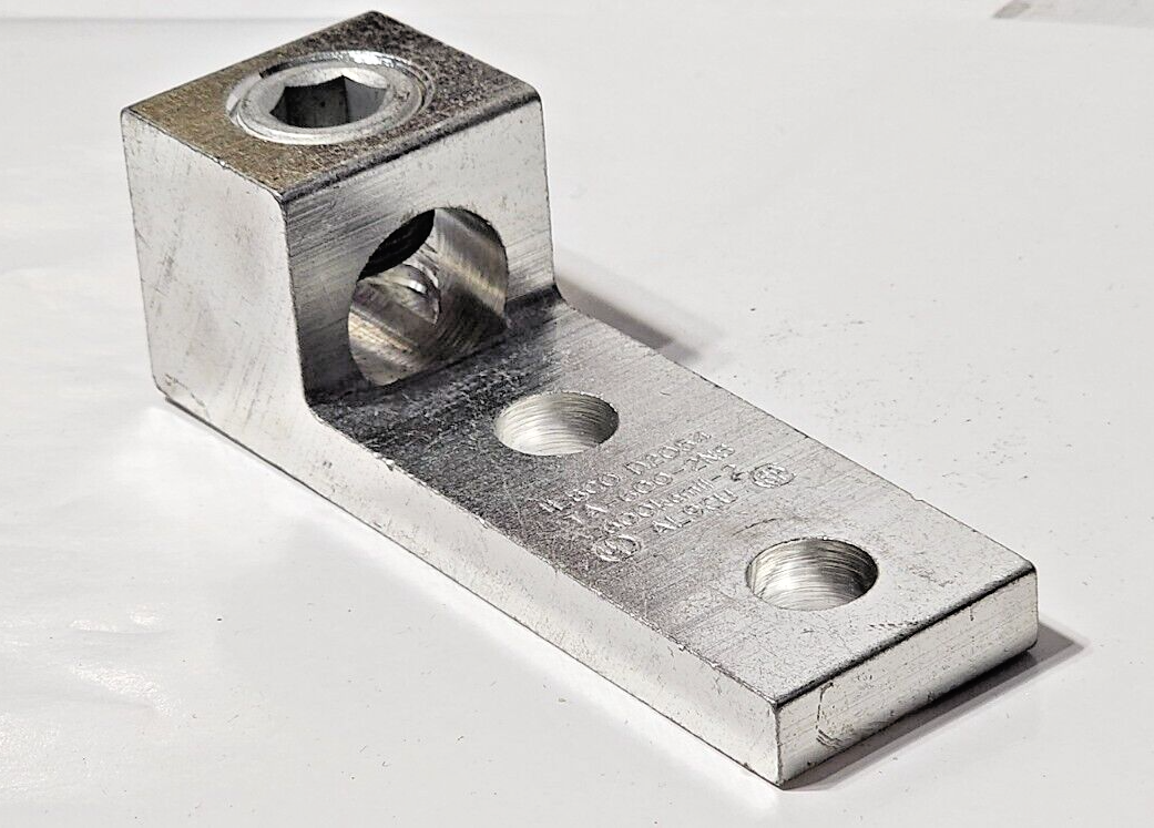 1 PC - ILSCO D2054 TA-600-2NS 600kcmil Mechanical Aluminum LUG