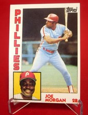 Joe Morgan 1984 Baseball Card TOPPS #210 NM-MT