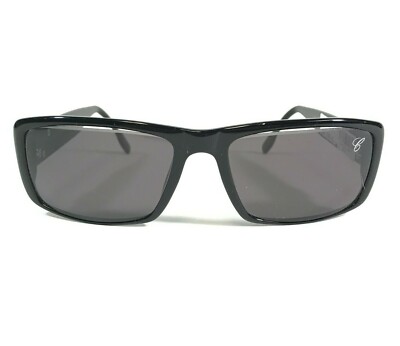 Chopard Sunglasses C 589/00 6054 Black Square Frames with Purple Lenses