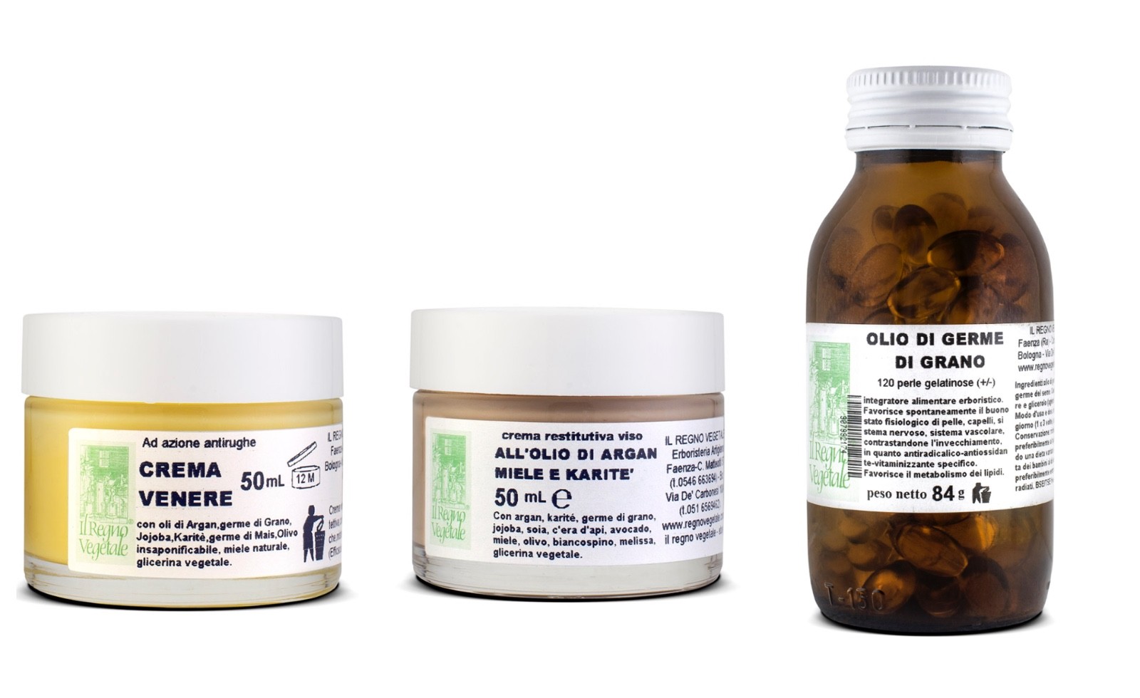Trattamento Antirughe Intensivo Kit Venere con Karitè e Germe di Grano