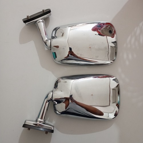 Mirrors Chrome Pair R/L Made In Japan Matsuyama Japan Fits For Honda Accord 1980 - Picture 4 of 7