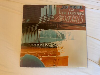 LP Joni Mitchell and the L.A. Express - Miles of Aisles Double LP