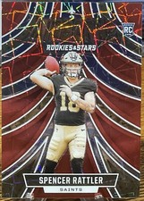 2024 Spencer Rattler Panini Rookies & Stars Airborne Longevity RC Saints