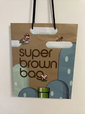 Bloomingdale’s Empty Paper Gift Bag - Super Brown Bag Mario 15.75 x 12.75 x 5.75