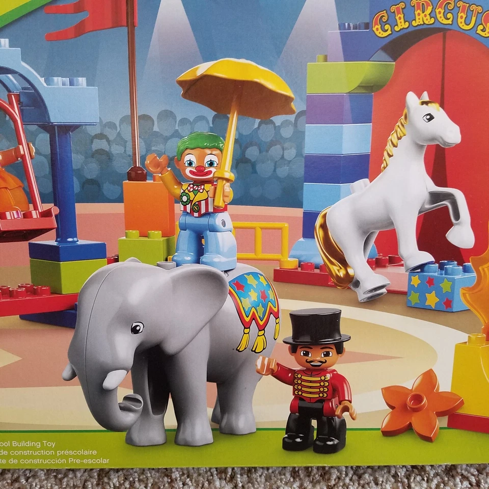 Мой первый цирк Lego Duplo 10504 Возраст 2-5 лет Клоун Тигр Ребенок Малыш Малыш Слон - Изображение 4 из 4