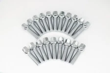 20PC Chrome M12x1.5 Lug Bolts 45mm Shank Ball Seat Wheel Lug Bolts