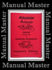 Raleigh RM4 & RM6 Automatic Moped Workshop Manual Booklet