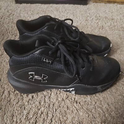 Under Armour UA Lockdown Basketball Shoes Black White