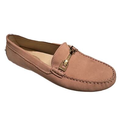 Tod's Driving Moccasins Women s Size 36.5 Tan Suede  