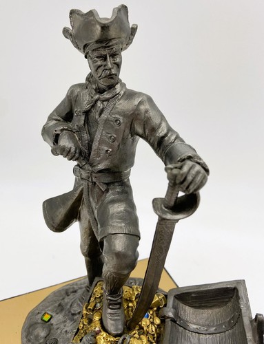 Michael Ricker Zinn Captain Kidd Piratenserie Statue #114 von 500, kostenloser Versand - Bild 9 von 16