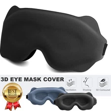 Sleep Blackout Eye Mask Soft Eye Cushion Skin-friendly and Breathable Travel Hom