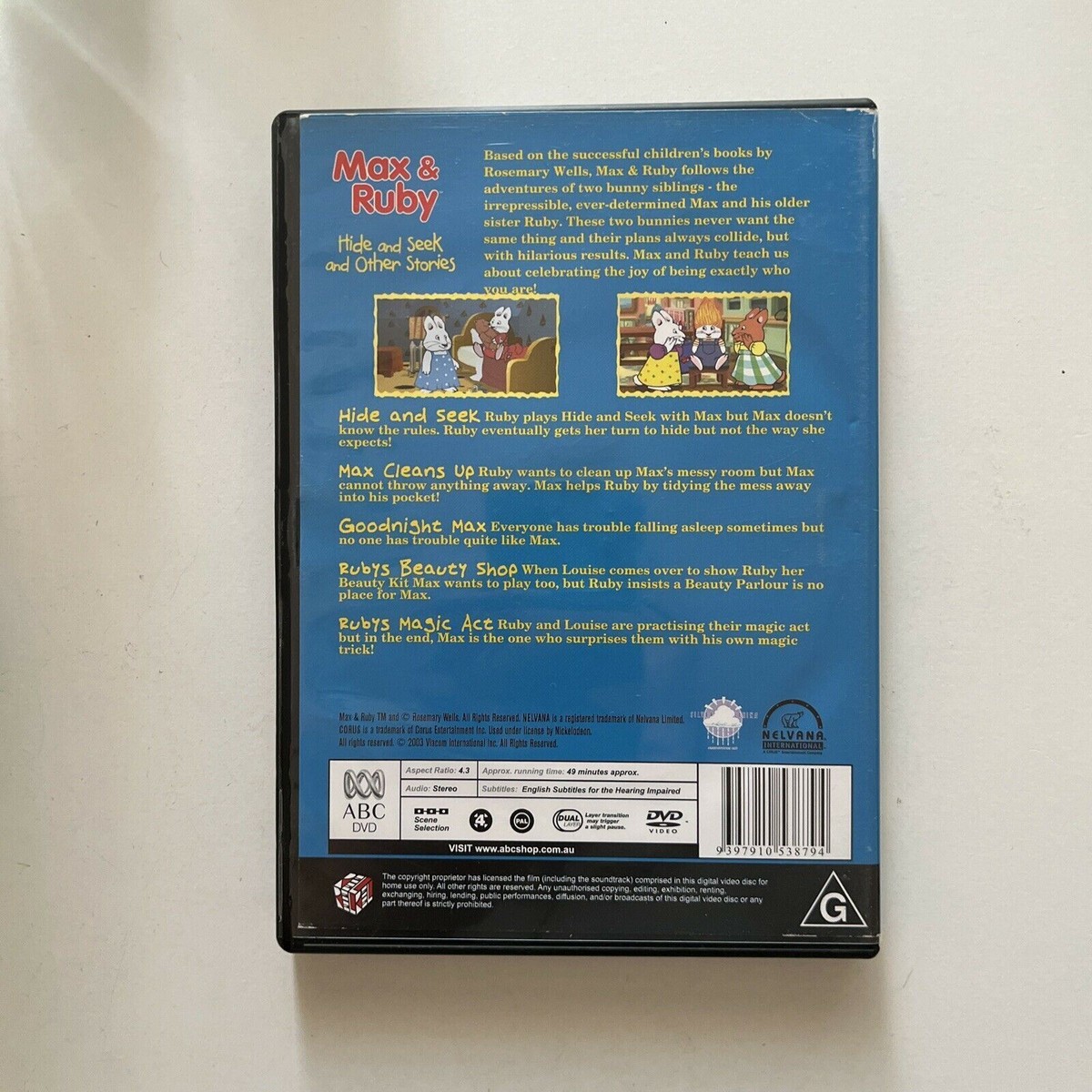 Max And Ruby - Hide And Seek (DVD, 2006) ABC for Kids Region 4 | eBay
