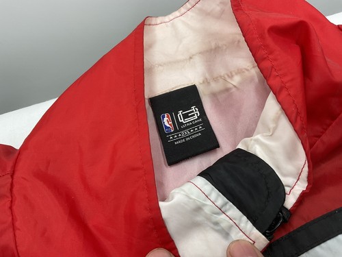 RARA GIACCA A VENTO VINTAGE ANNI 90 ULTRA GAME CHICAGO BULLS NYLON TAGLIA 2XL - Foto 5 di 8