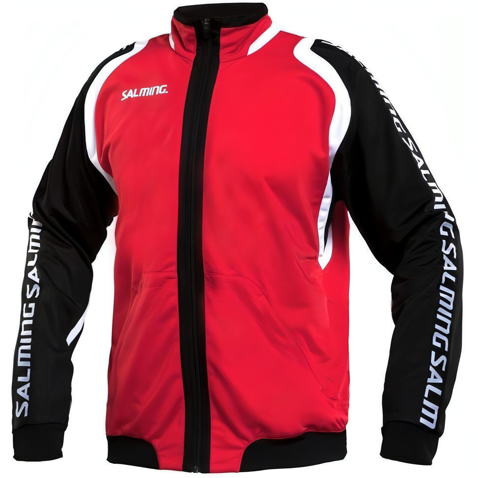 Куртка Salming Taurus WCT Junior Jacket Красная Детская куртка с карманом на молнии Молодежная