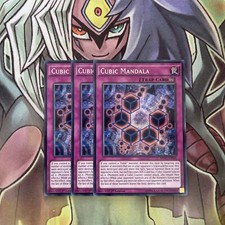 MVP1-ENS44 x3 Cubic Mandala Secret Rare Excellent Conditon Yugioh