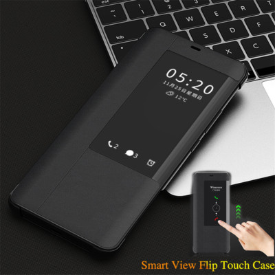 Official Smart View Window Leather Flip Case Cover For Huawei Mate 20 X 20 Pro 