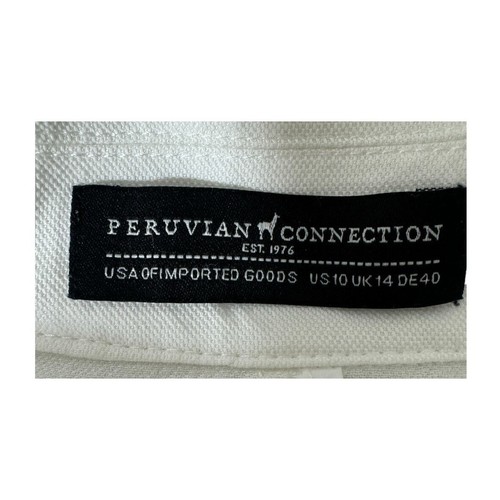 Peruvian Connection Hastings Jacket Retails $300 On Site Size 10 Creme/Natural - Picture 13 of 13
