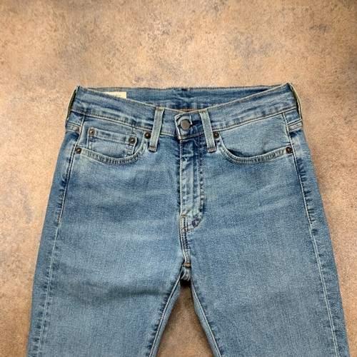 LEVI'S 519 Jeans Mens (29 Inch Waist) (32 Inch Leg) Skinny Fit Blue - Picture 2 of 14