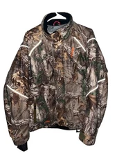 Men's Small CastleX Camo Hunting Jacket Flame Retardent Real Tree Multi Pocket