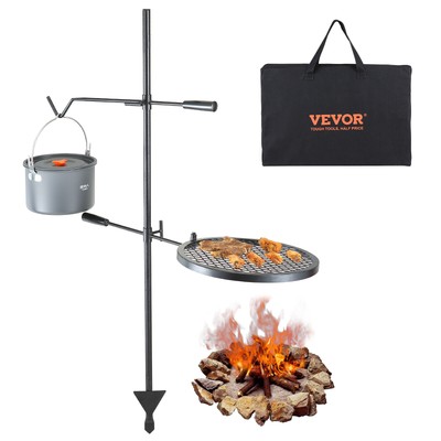 Gril De Feu De Camp Pliable Redcamp 13,6 Pouces - Acier Inoxydable 304 - Idéal Pour Barbecues En Plein Air !
