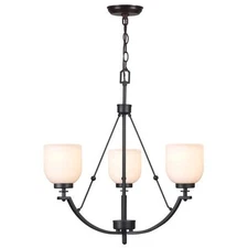 World Imports 3-Light Oil Rubbed Bronze Chandelier light Wi61002