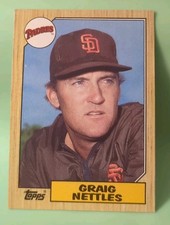1987 Topps - Graig Nettles #205 - San Diego Padres